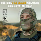 OneTigris Balaclava Face Mask Men, Women's Full Head Wrap Motorcycle Cooling Neck Gaiter Tactical Hood for Hiking Cycling