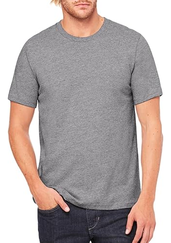 Unisex Heavyweight 55 oz crew T-Shirt - ASPHALT - 3XL(D0102H7WHY8)