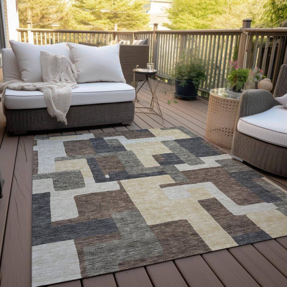 Chantille ACN740 Brown 10' x 14' Rug
