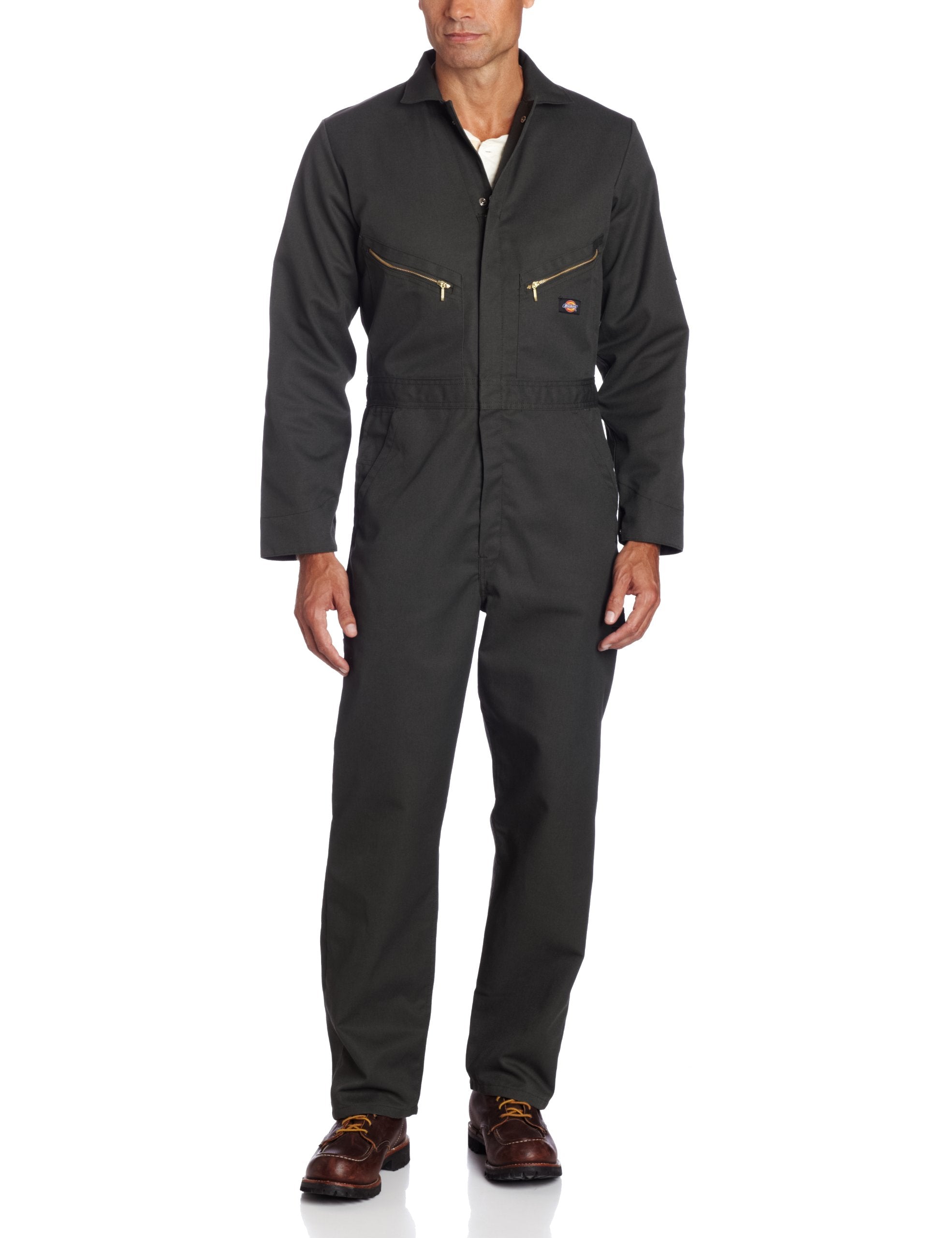 Dickies mens 7 1/2 Ounce Twill Deluxe Long Sleeve Coverall, Olive Green, XX-Large US
