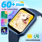 YOUSOKU Kids Smart Watch Girls Boys, Fitness Tracker for Kids, 1.5 Inch DIY Dials, 19 Sport Modes, Sleep Monitor, Pedometers, He