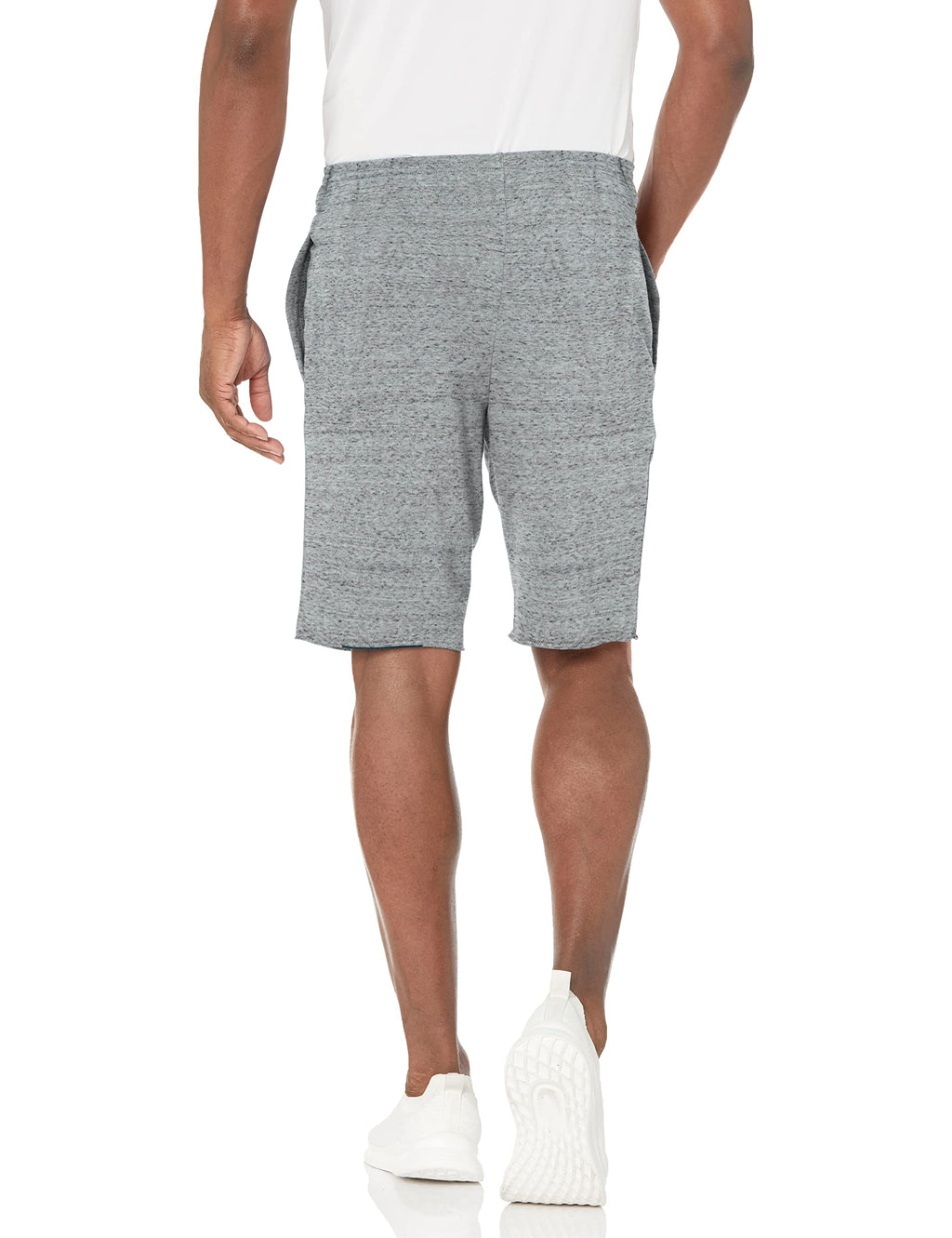 Under Armour Mens Rival Terry Shorts, (781) Opal Green Full Heather / / Onyx White, Small