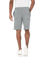 Under Armour Mens Rival Terry Shorts, (781) Opal Green Full Heather / / Onyx White, Small