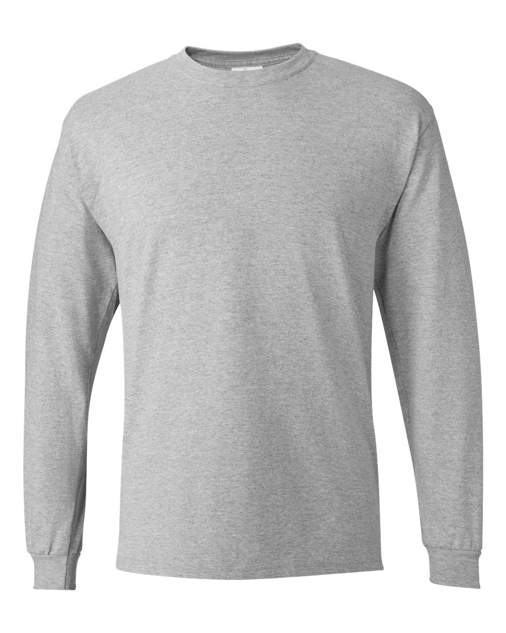 Mens 52 oz comfortSoft cotton Long-Sleeve T-Shirt - WHITE - S(D0102H7KTB2)