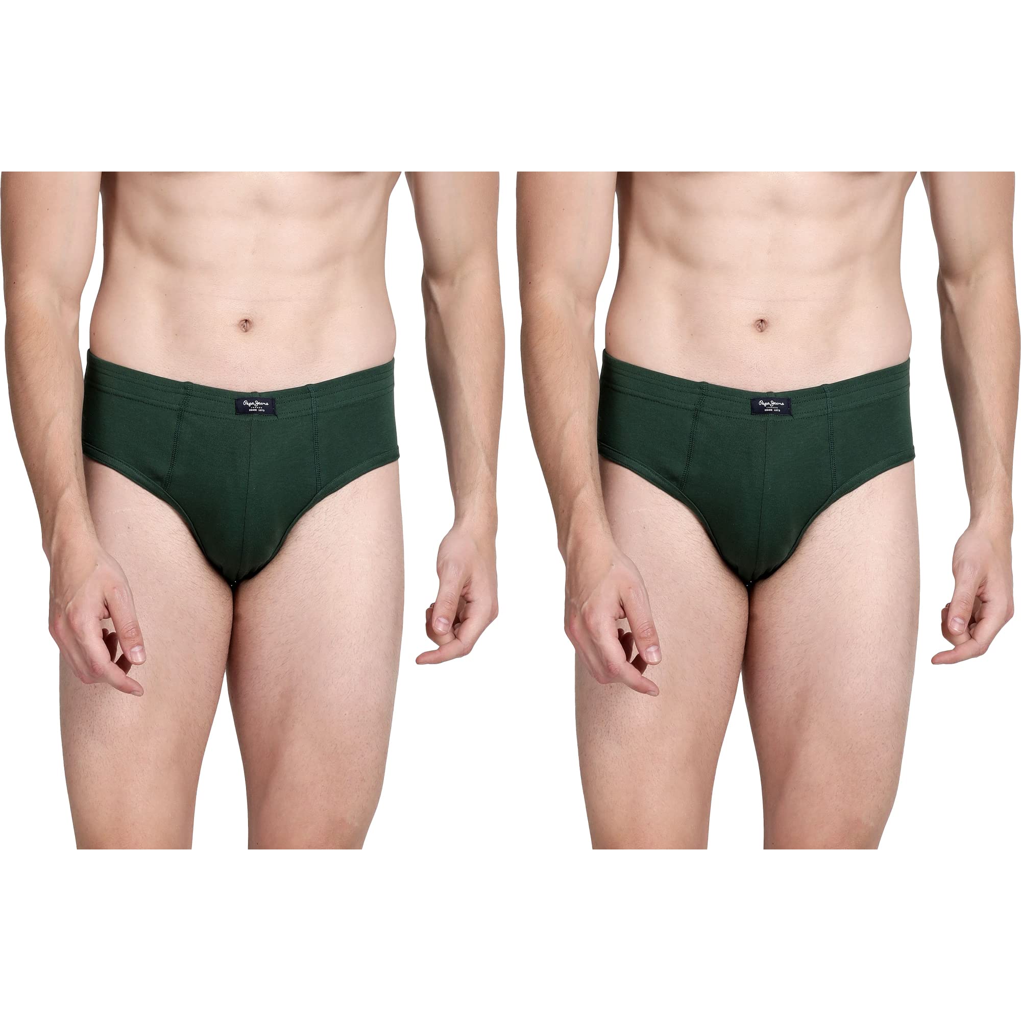 Pepe Jeans Innerwear MenS Cotton Brief (Pack Of 1) (Clb01_Green_Xl)