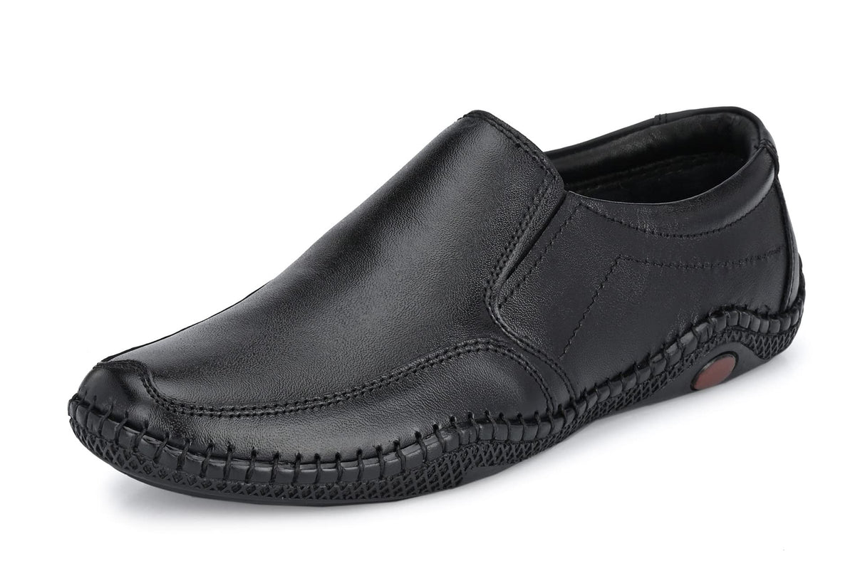 MACTREE Men Black Genuine Leather Formal Shoes 21410 10