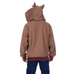 RG Costumes Men's Graywind Wolf Hoodie, Brown, Large