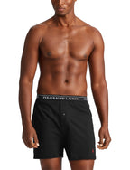 POLO RALPH LAUREN Classic Fit w/Wicking 3-Pack Knit Boxers Andover Heather/Madison Heather/Black MD