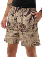 Bewakoof Official Marvel Merchandise Avengers MenS All Over Printed Regular Fit Poplin Cotton Boxers_635747_Beige_Xl