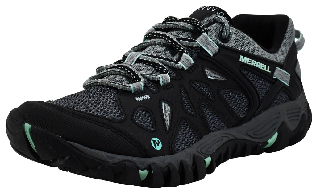 Merrell Women's All Out Blaze Aero Sport Hiking Water Shoe,Black/Aventurine,7 M US