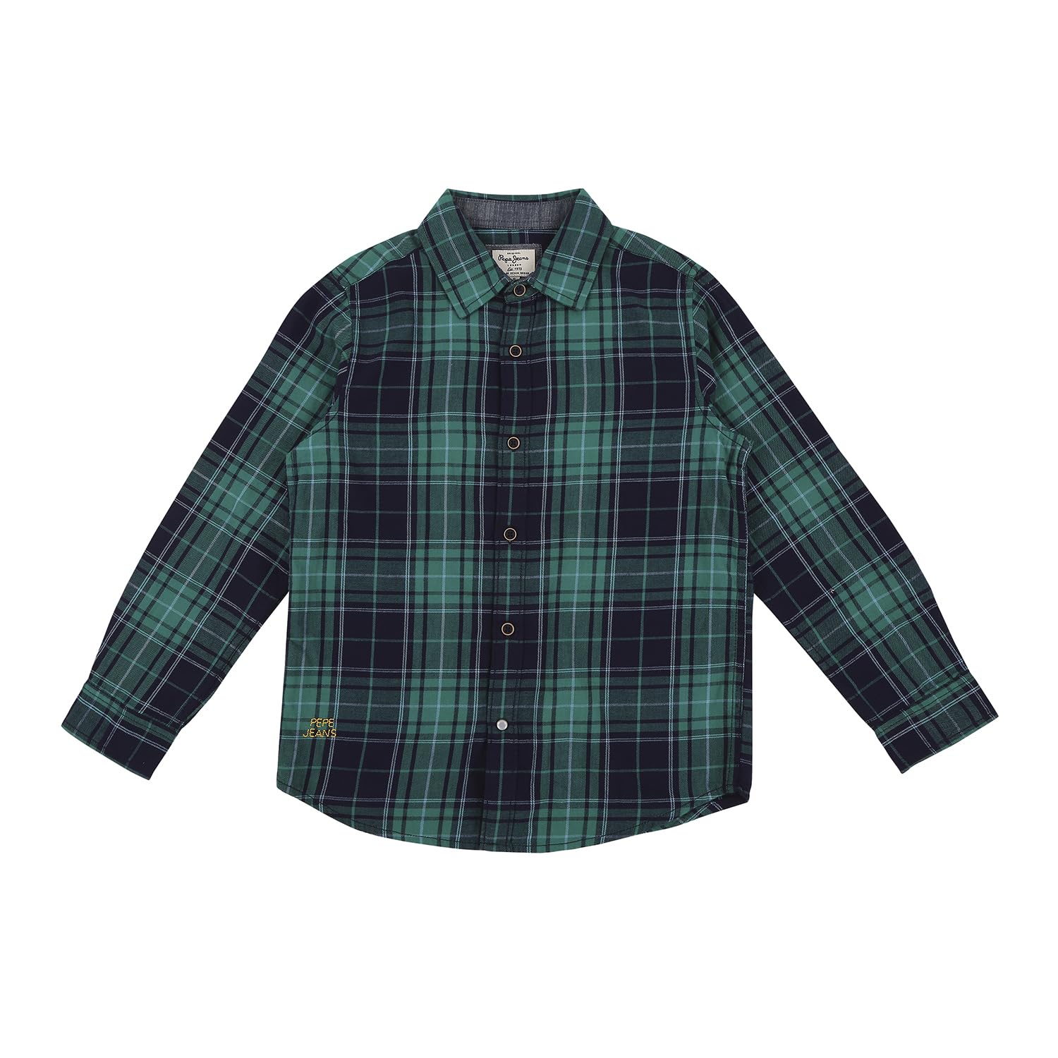 Pepe Jeans BoyS Regular Fit Shirt (Pb302352_Bright Green 8)