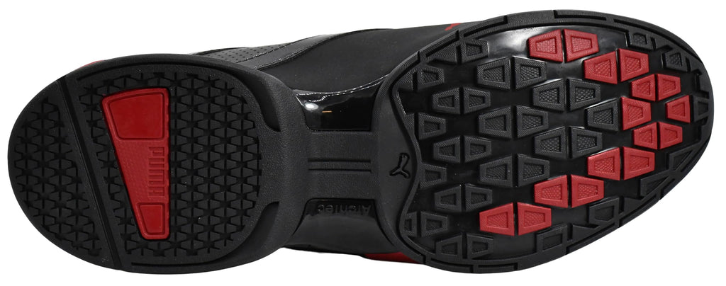 PUMA Men's Tazon 6 FM Shoes, PUMA Black/Red Dahlia, 10 M