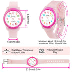 Edillas Kids Analog Watch for Girls Boys, Children Waterproof Learning Time Wristwatch Easy to Read Time Great Present for Kids