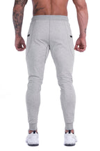 MAIKANONG Mens Slim Fit Joggers Tapered Sweatpants for Gym Running Athletic Grey