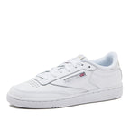 Reebok Club C 85 Tennis Shoes, Casual Fashion Sneakers for Men, Int-White/Sheer Grey, 12