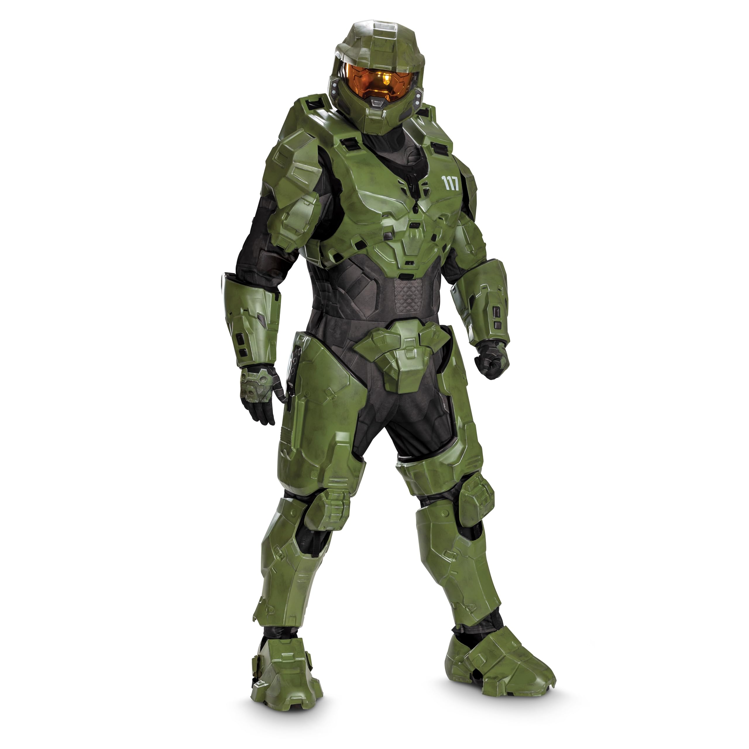 Disguise Master Chief Infinite Ultra Prestige Adult Costume, Official Multi Piece Halo Master Chief Costume for Adults, Size Medium (38-40)-New Condition