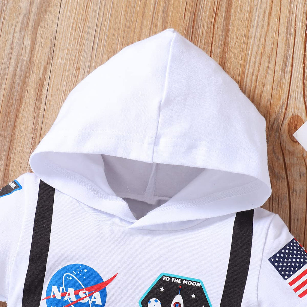 Singcoco Baby Boy Girl Costume Outfit Astronaut Costume (Astronaut-short,6-12Months )