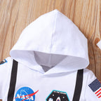 Singcoco Baby Boy Girl Costume Outfit Astronaut Costume (Astronaut-short,6-12Months )