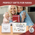 Nana Gifts Basket Jewelry Dish Set, Nana Christmas Gifts from Grandchildren, Birthday Gifts for Nana Grandma Gigi Mimi, Nana Chr