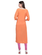 Pinkmint Women'S Crepe Regular Kurta (530102_Blue_Xxx-Large)