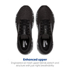 Brooks Mens Ghost 16 Neutral Running Shoe - Black/Iron/Lava - 12.5 Medium