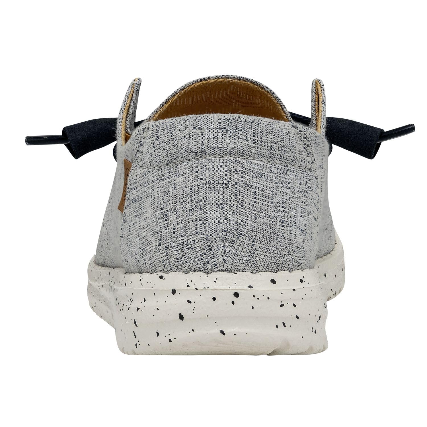 Hey Dude Women's Wendy Chambray White Blue Size 8 | Women's Shoes | Women's Slip On Shoes | Comfortable & Light-Weight