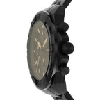 Fossil Men's Bronson Quartz Stainless Steel Chronograph Watch, Color: Black (Model: FS5851)