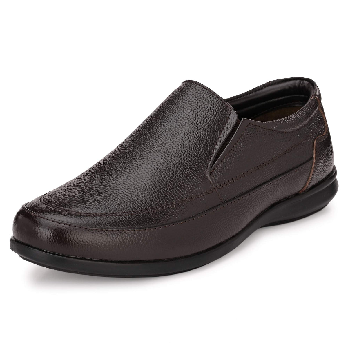 Burwood Men BWD 394 Brown Leather Formal Shoes7 UK (41 EU) (BW 395) 7