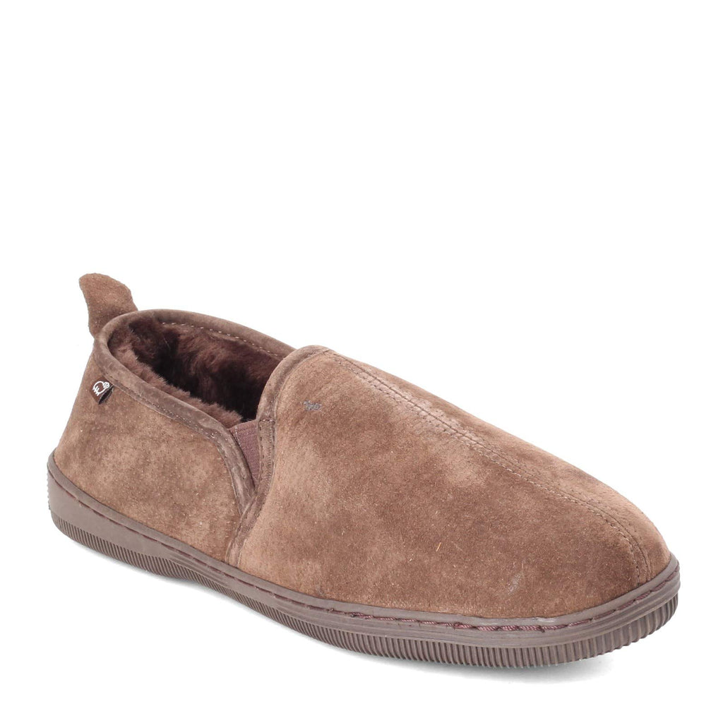 Lamo Sheepskin P104M-CHC-7 Mens Romeo Slipper  Chocolate - Size 7