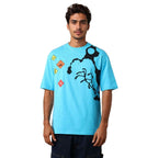 The Indian Garage Co Mens Warner Bros. Collection Boxy Fit Looney Tunes Crew Neck T-Shirt