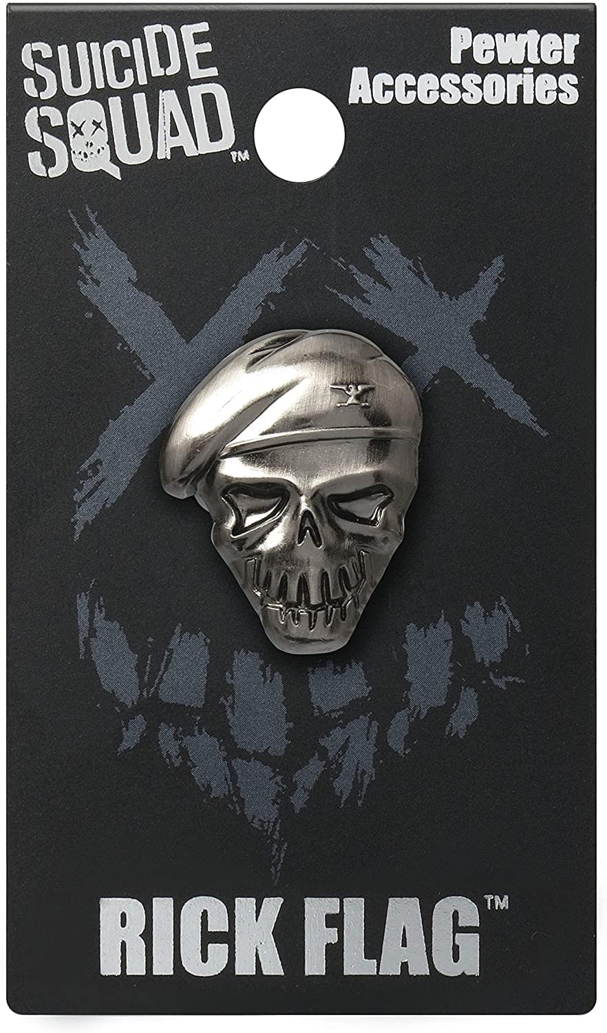 DC Comics Suicide Squad Pewter Lapel Pin | Rick Flag