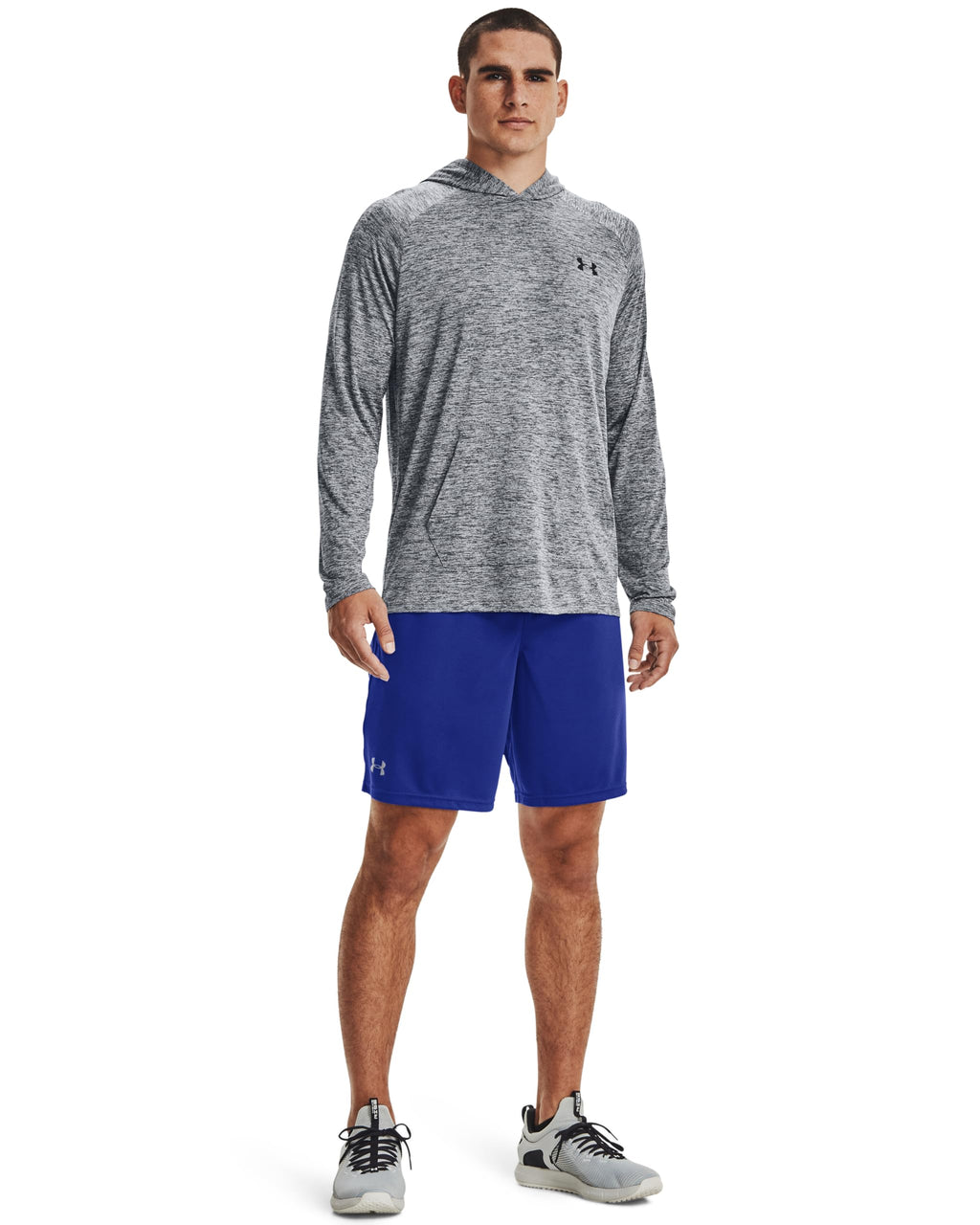 Under Armour Men's Tech Mesh Shorts , Royal (400)/Steel, Small