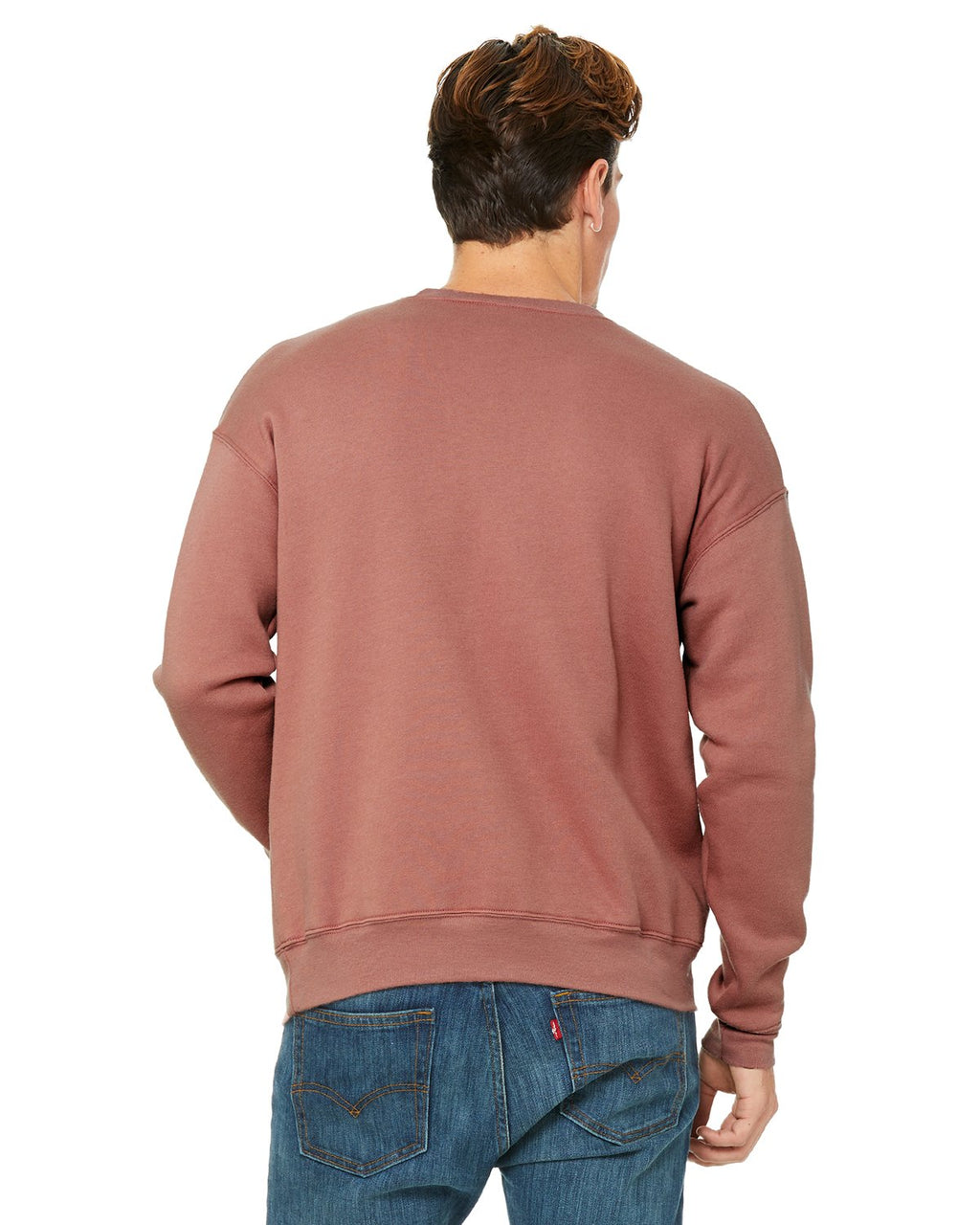 Unisex Drop Shoulder Fleece - WHITE - XS(D0102H7W9Y6)