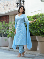 Varanga WomenS Cotton Blend Regular Kurta