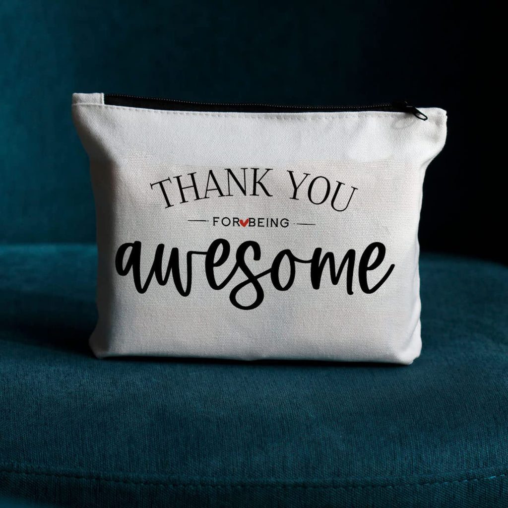 Inspirational Gifts for Women, Positive Inspirational Quotes Makeup Bag - Uplifting Encouragement Gifts for Women, Girls, Teens,