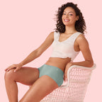 Enamor Innovations Invisi, All Day Comfort, Mid Waist Boyshorts Panty for Women - No Visible Panty Lines, Breathable, Sweat Wick