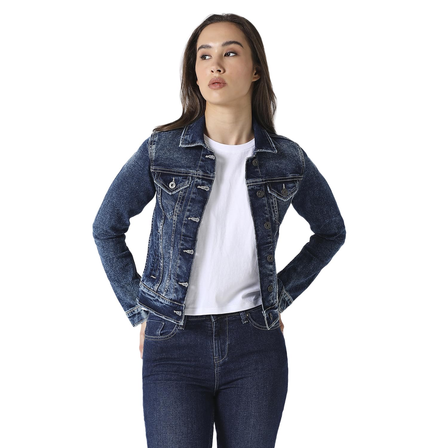 Pepe Jeans WomenS A-Line Coat (Pl402242J67_Med Used