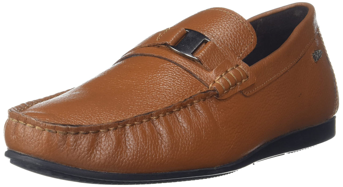 Lee Cooper Mens Tan Dress Formal Leather Slip On Shoes 8 UK 8-42