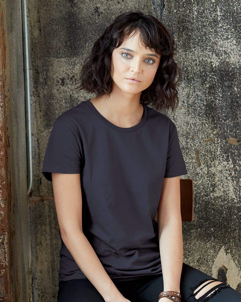 Ladies Lightweight T-Shirt - WHITE - 3XL(D0102H7KJ8T)