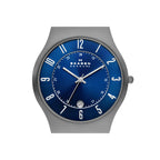 Skagen Men's Sundby Three-Hand Date Charcoal Gray Titanium Mesh Band Watch (Model: 233XLTTN)