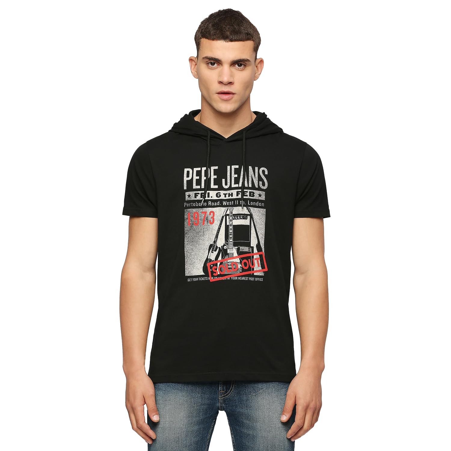 Pepe Jeans MenS Slim Fit T-Shirt (Pm509440_Black