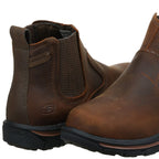 Skechers Men's Relaxed Fit Segment - Dorton Boot,Dark Brown,11 M US