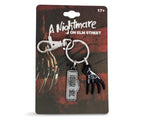 Toynk A Nightmare On Elm Street Sign and Freddy Glove Car & Backpack Keychain Ring - Awesome & Heavy Duty Metal Key Holder Organ