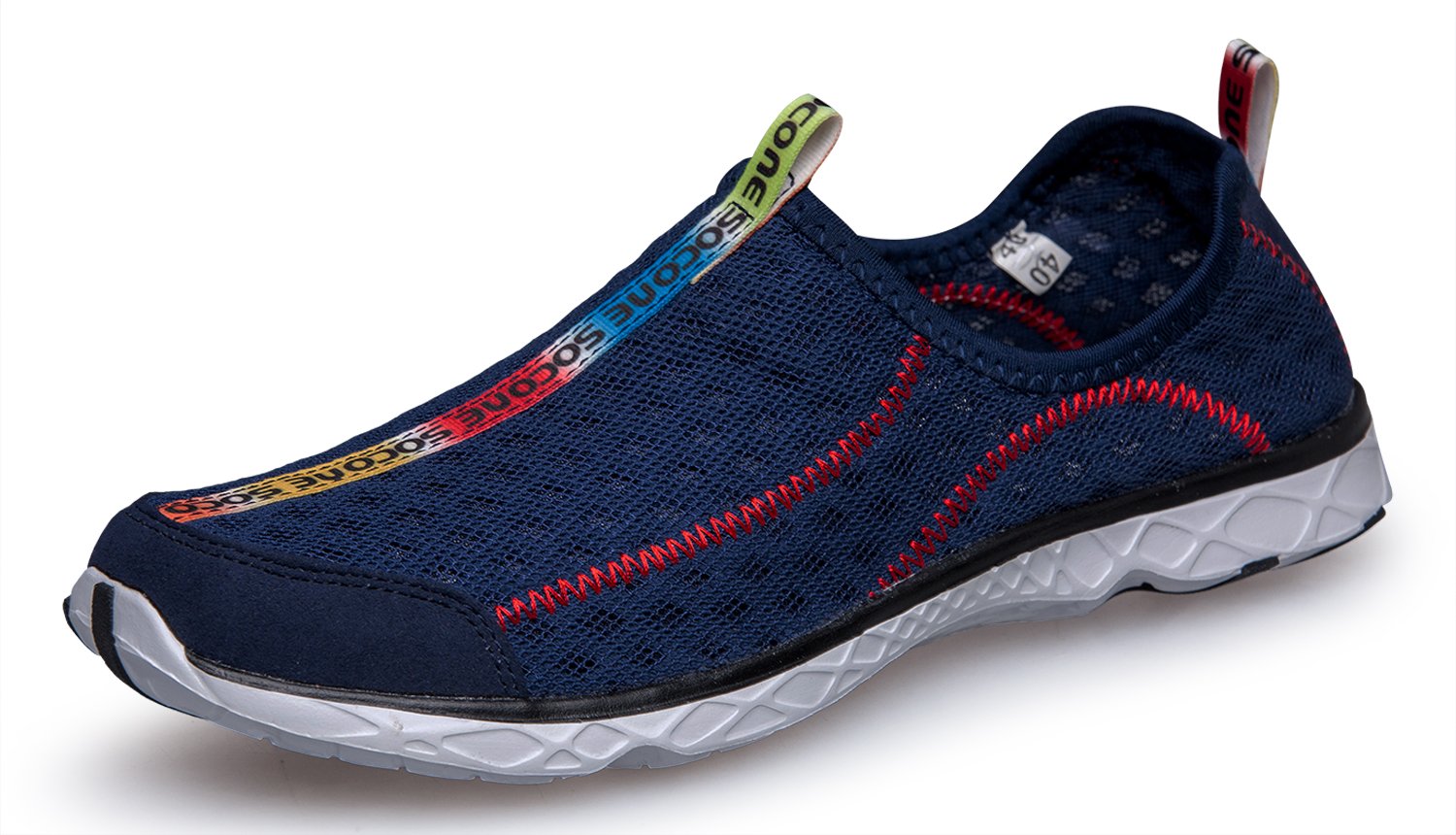 Zhuanglin Men's Quick Drying Aqua Water Shoes Navy 8
