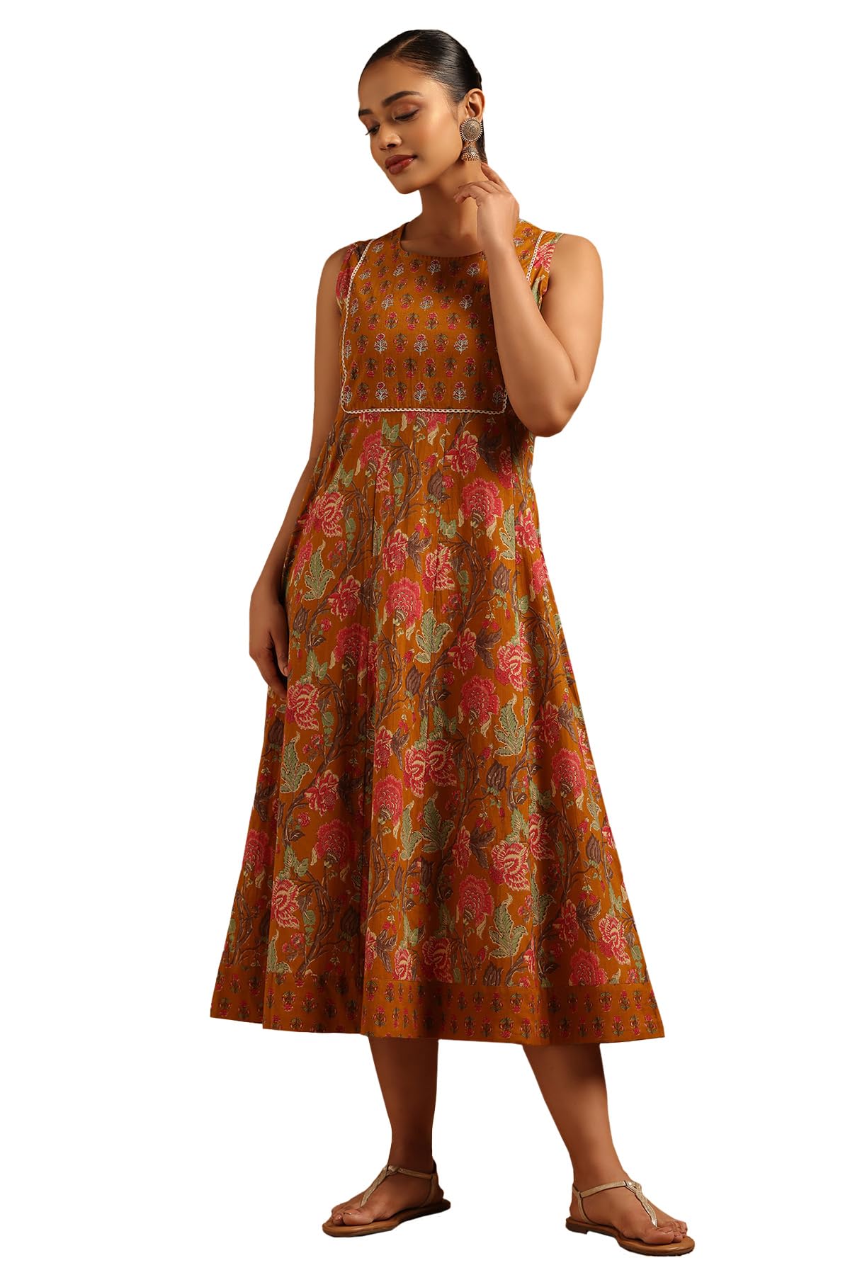 Soch Women Cotton Botanical Dress