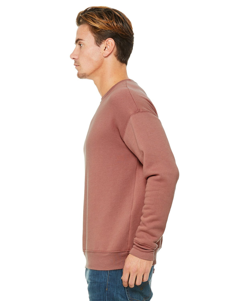Unisex Drop Shoulder Fleece - WHITE - XS(D0102H7W9Y6)