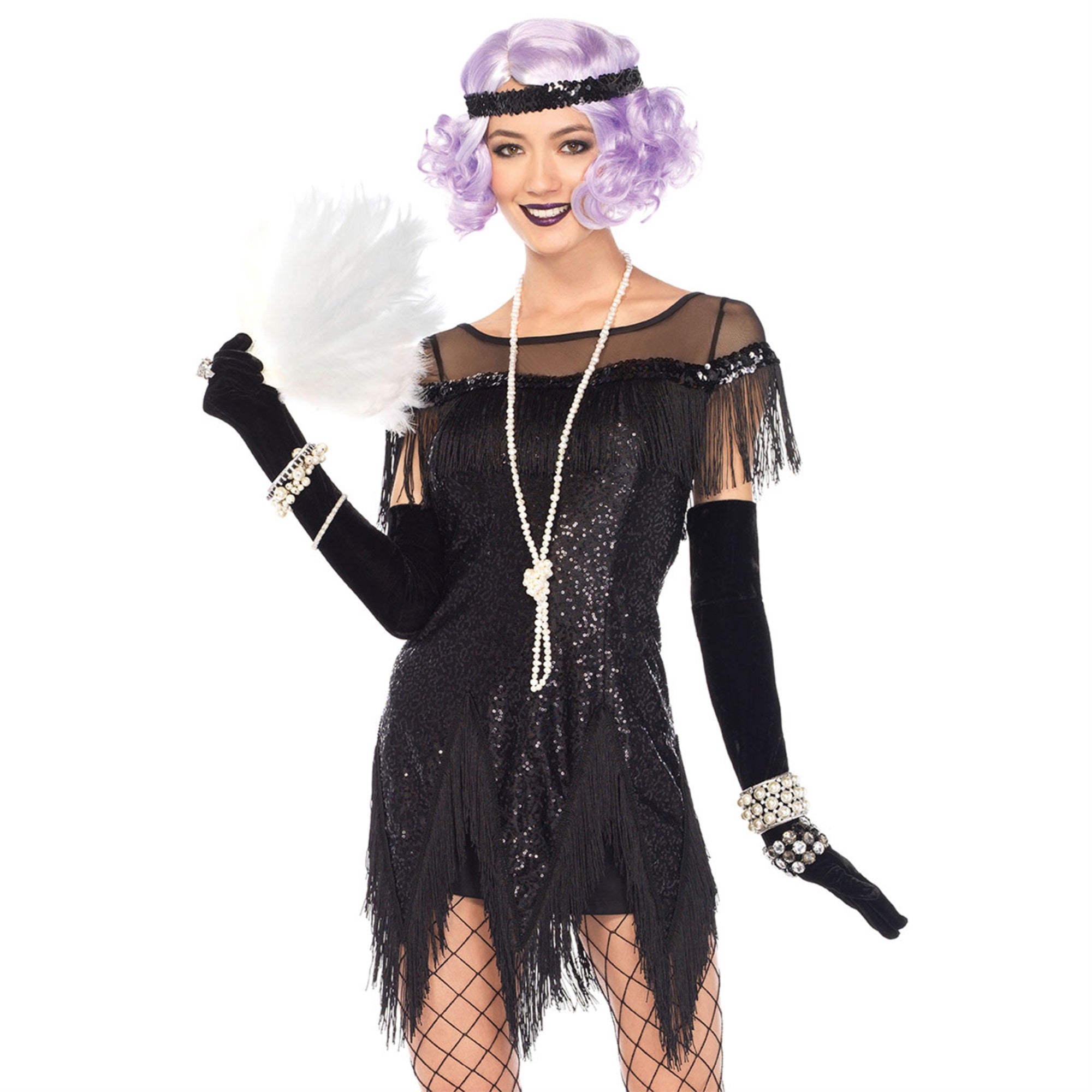 2PC.Roaring 20's Trixie,sequin