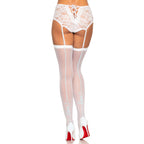 True love sheer backseam stock - O/S / WHITE