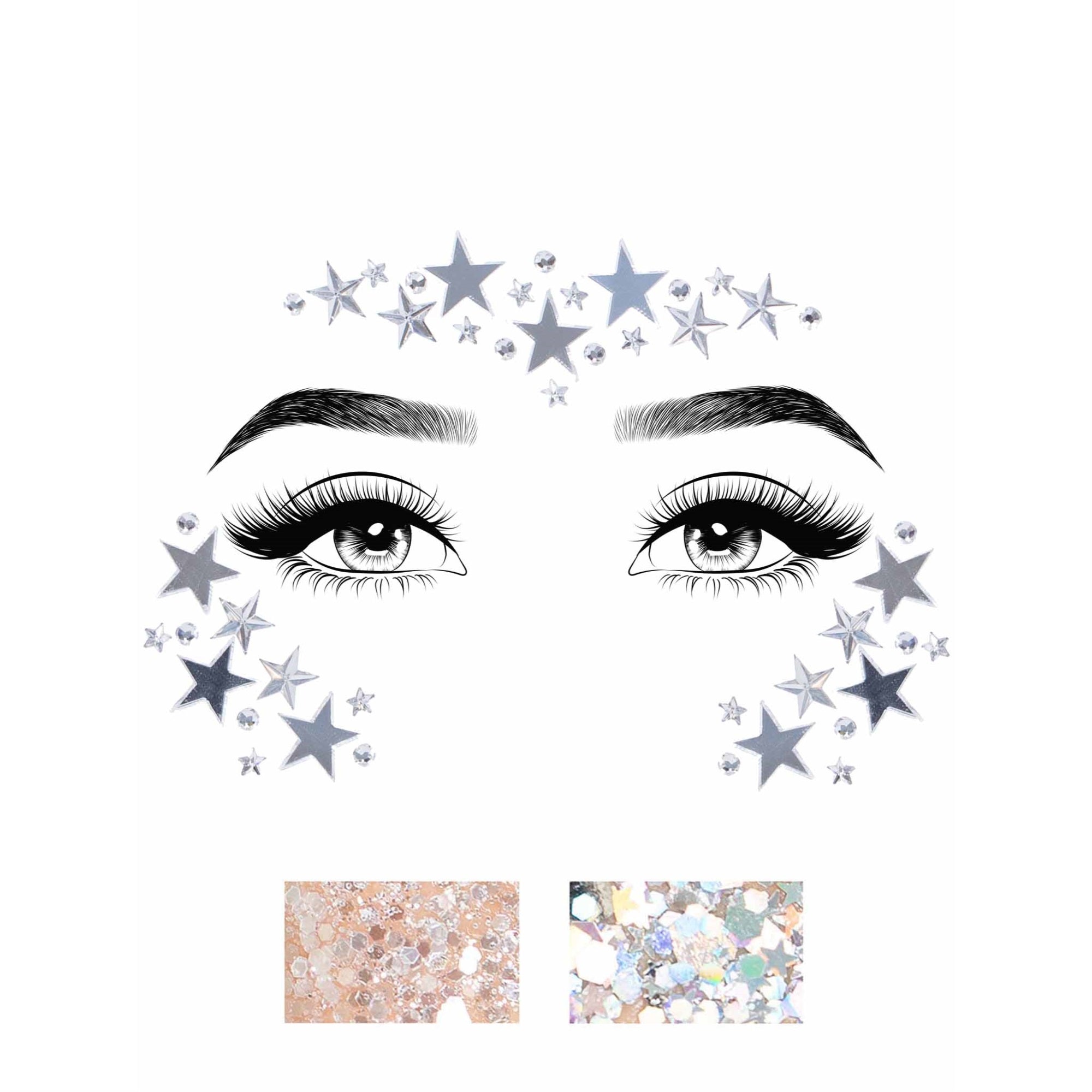 Dream adhesive mirror star and - O/S / SILVER