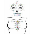 Skeleton adhesive face and che - O/S / CLEAR